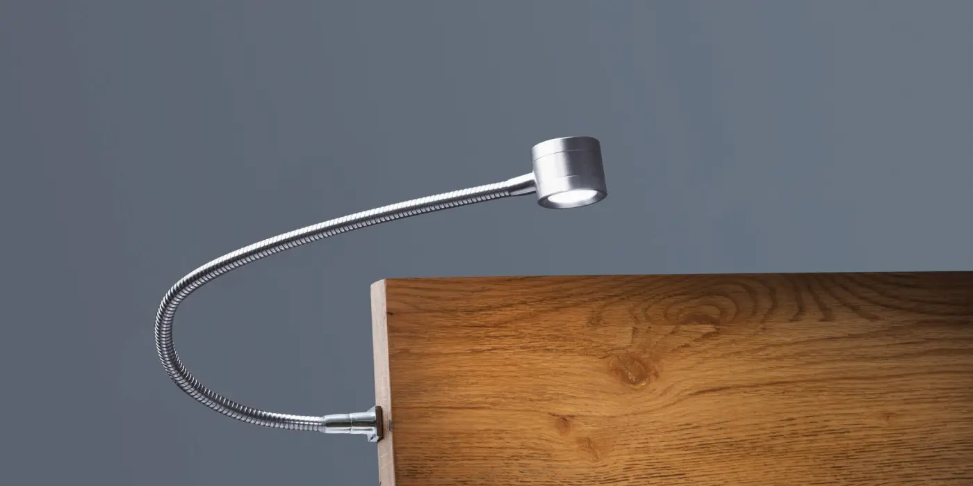 Hasena Leselampe TINA - Metallfarbe: Chrom