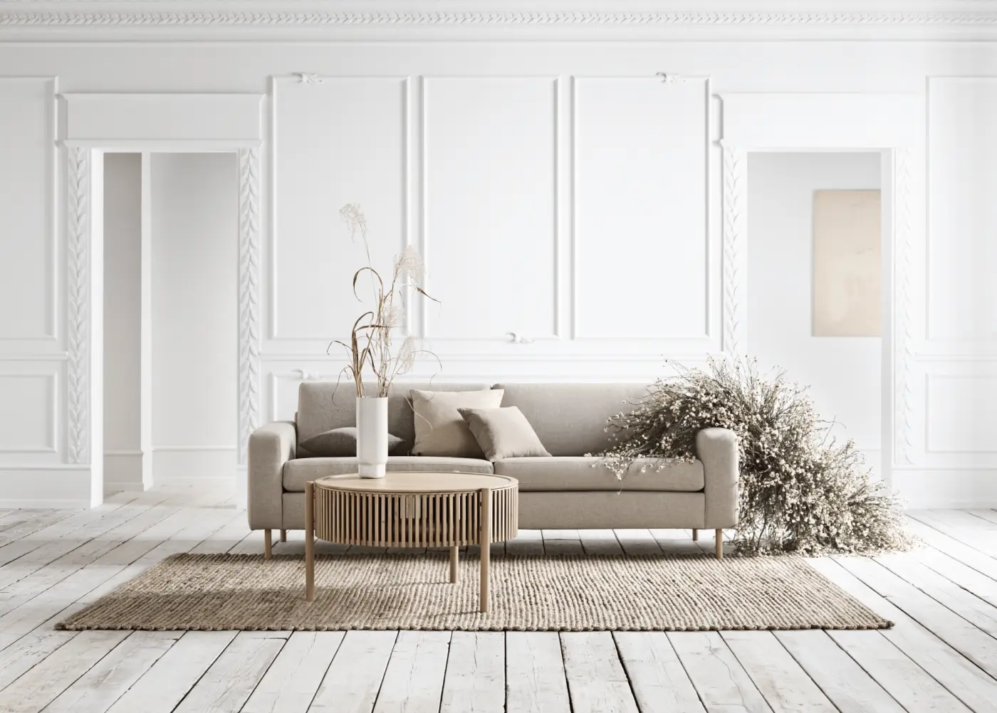 Bolia Couchtisch Story - Ø83cm - Eiche massiv geölt