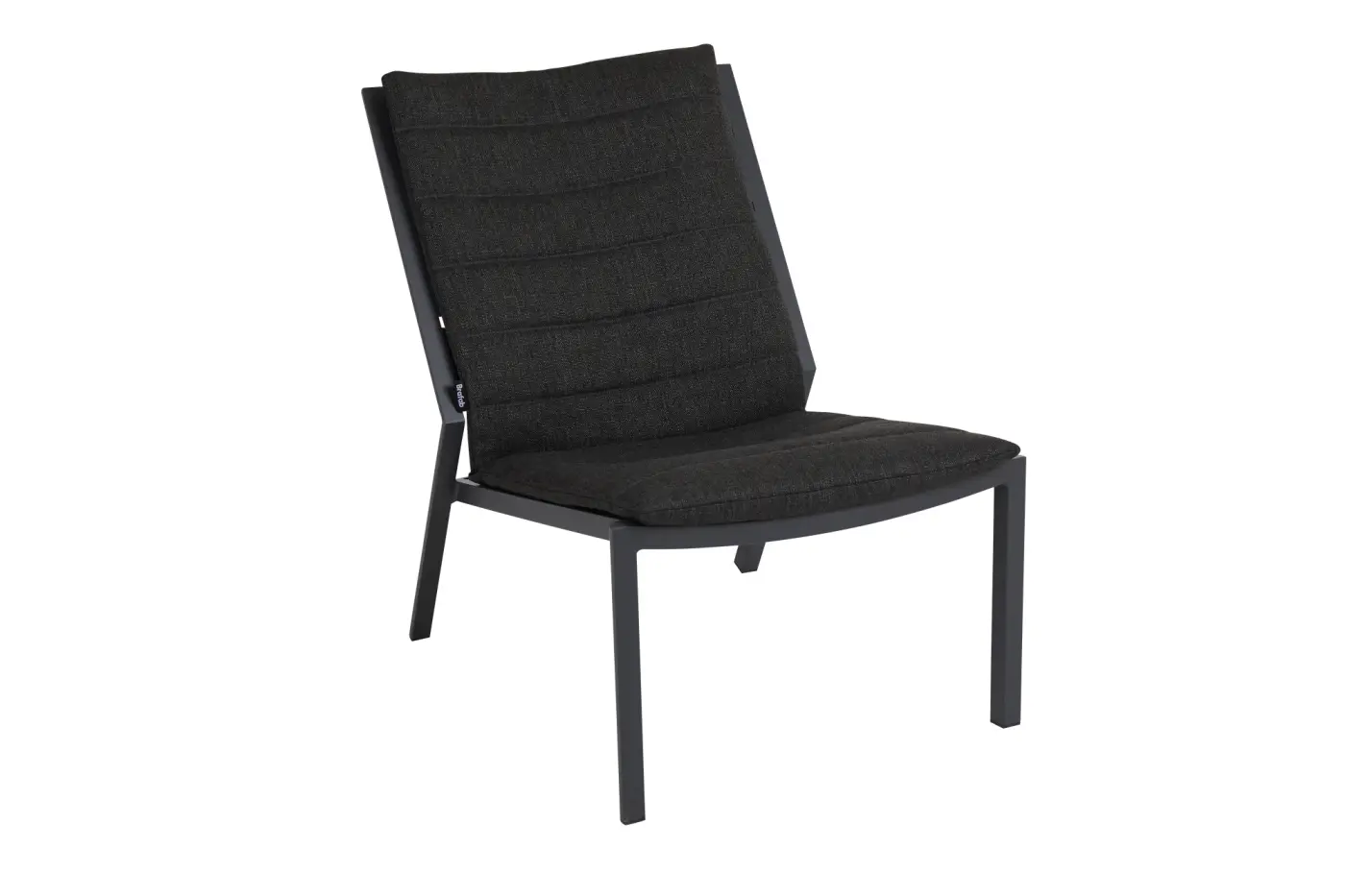 Sessel Delia anthrazit, ohne Armlehnen, stapelbar, Kissen...