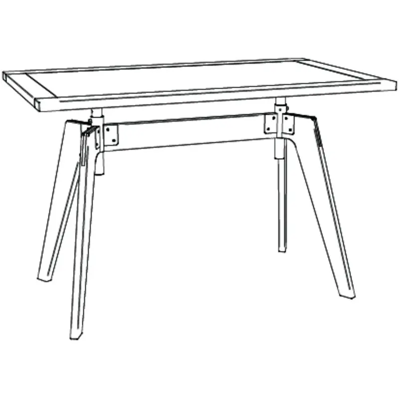 Hasena Sekretär SCOLA - 120 cm - Akazie Vintage brown, lackiert