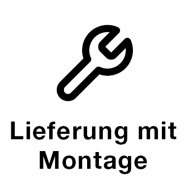 Lieferung mit Montage