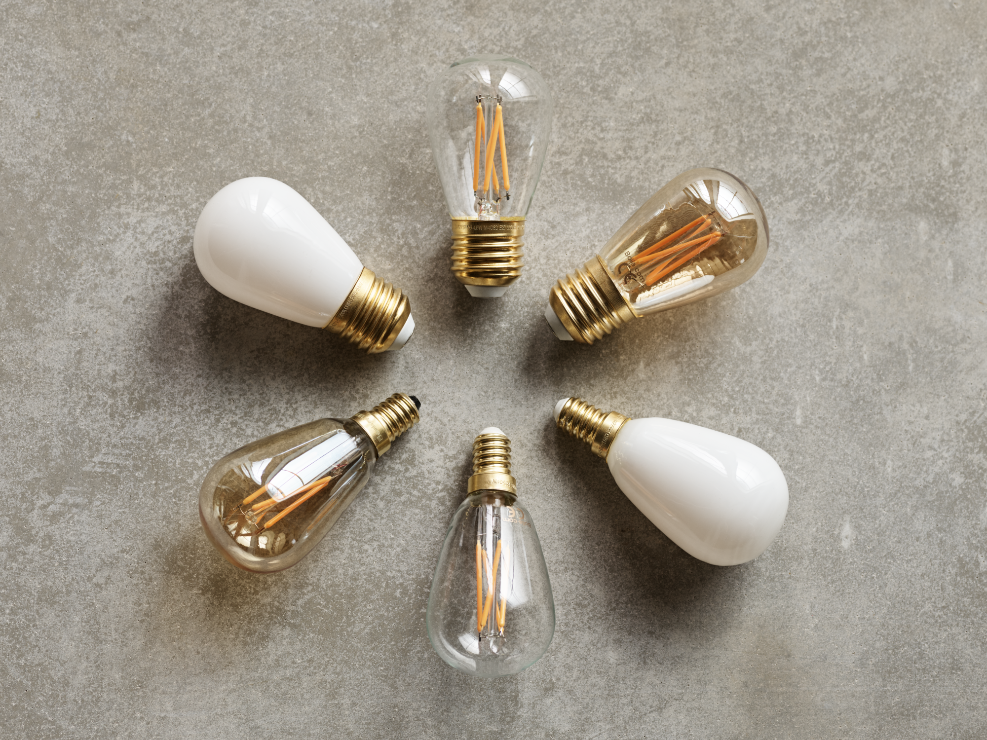 Teardrop E27 LED Glühbirne Opal White