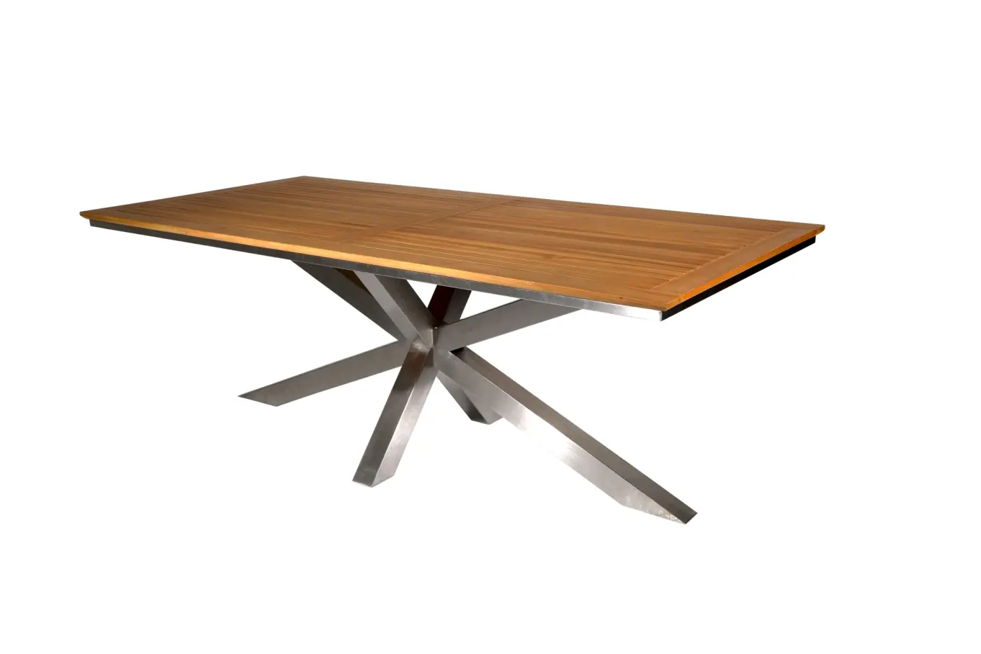 Gartentisch Monaco XX-Fuss Teakplatte