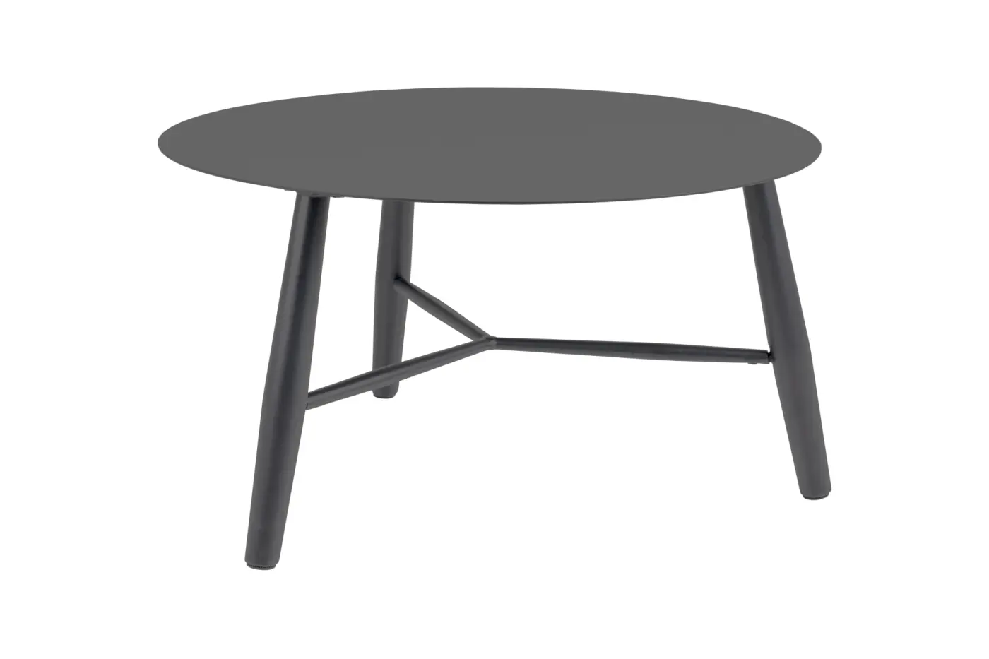 Beistelltisch Vannes grau, Aluminium