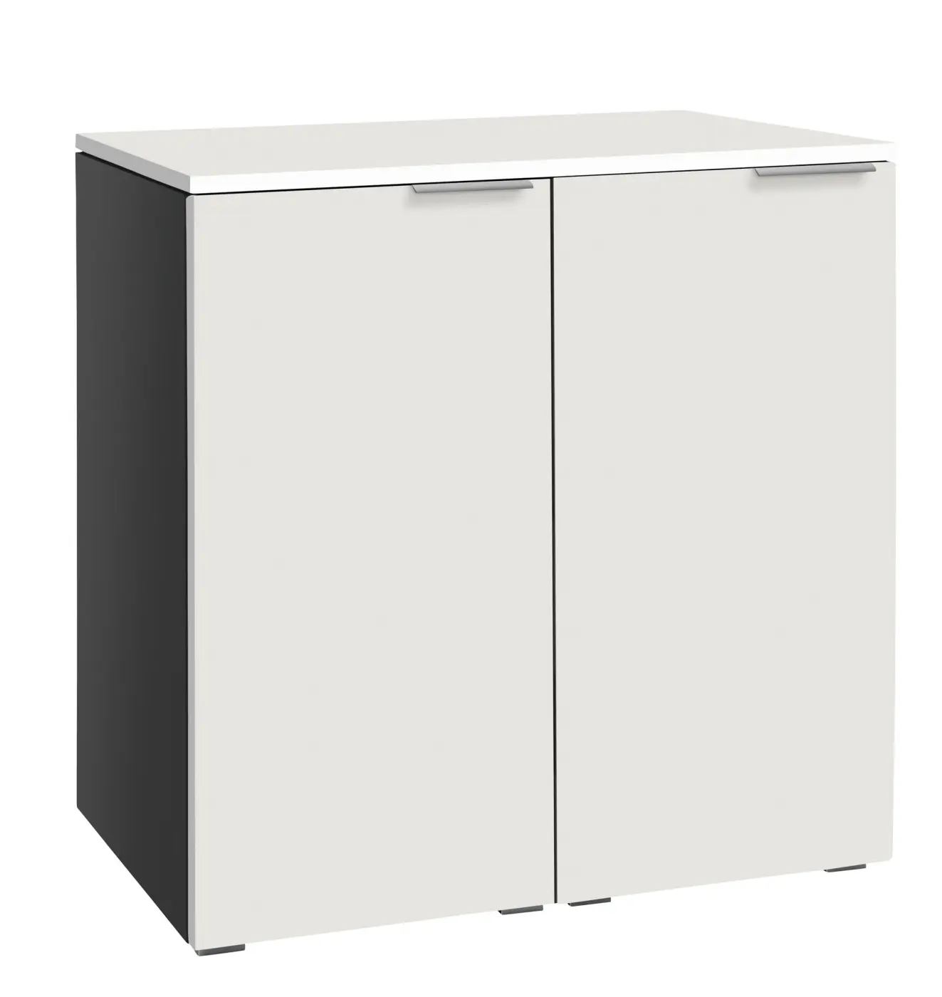 Hasena Kommode PORTINA - 90 cm -  Anthracit / Weiss