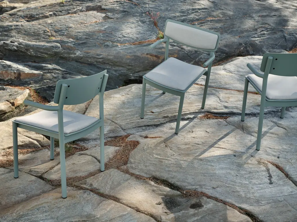 Sessel Gusty grün, mit Armlehne