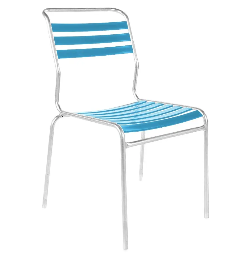 Schaffner Gartenstuhl - Säntis Lättli-Stuhl ohne Armlehne - Türkis