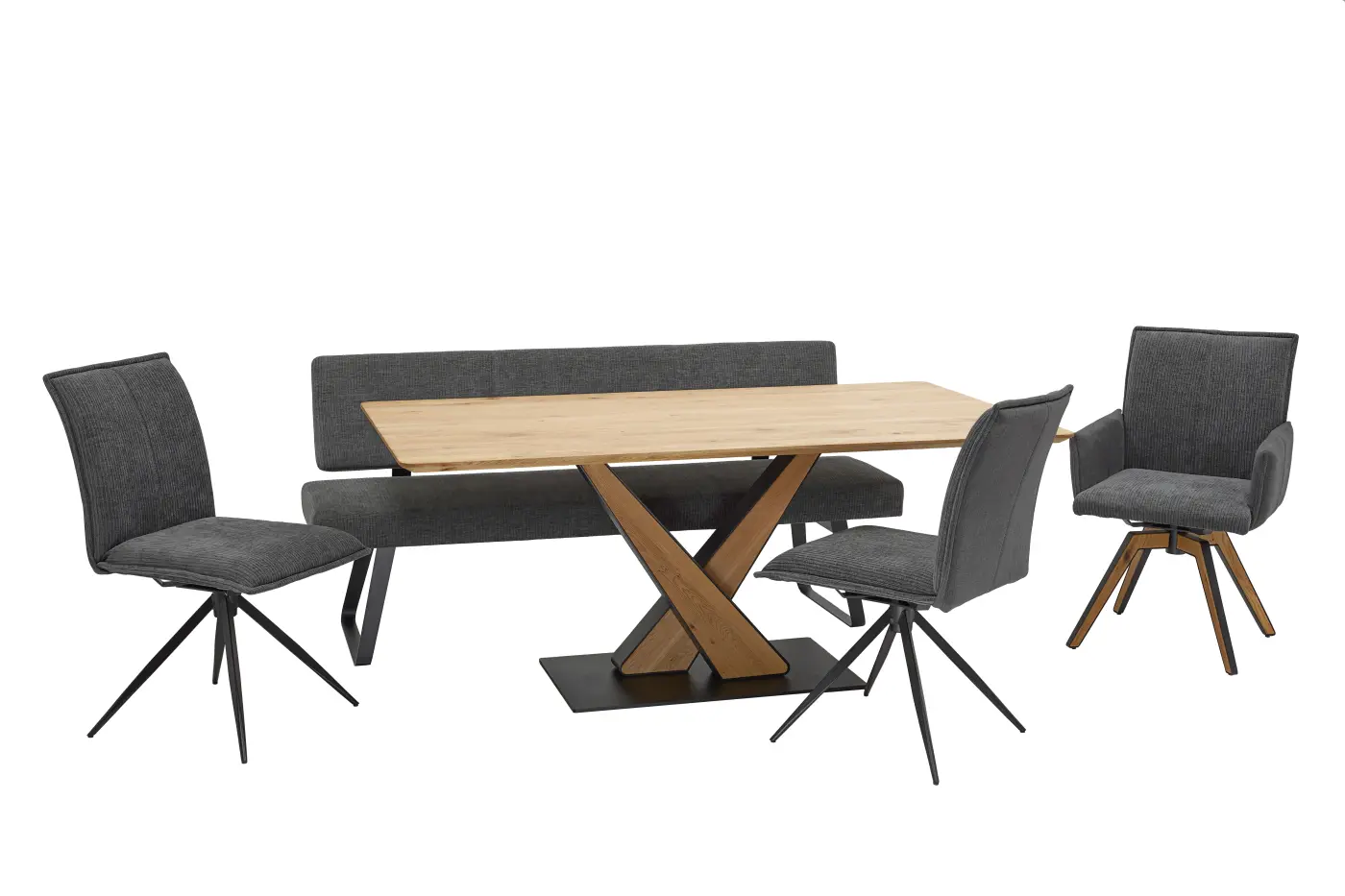 Esstisch Serie Mensa Modell Senta 180 x 100 cm