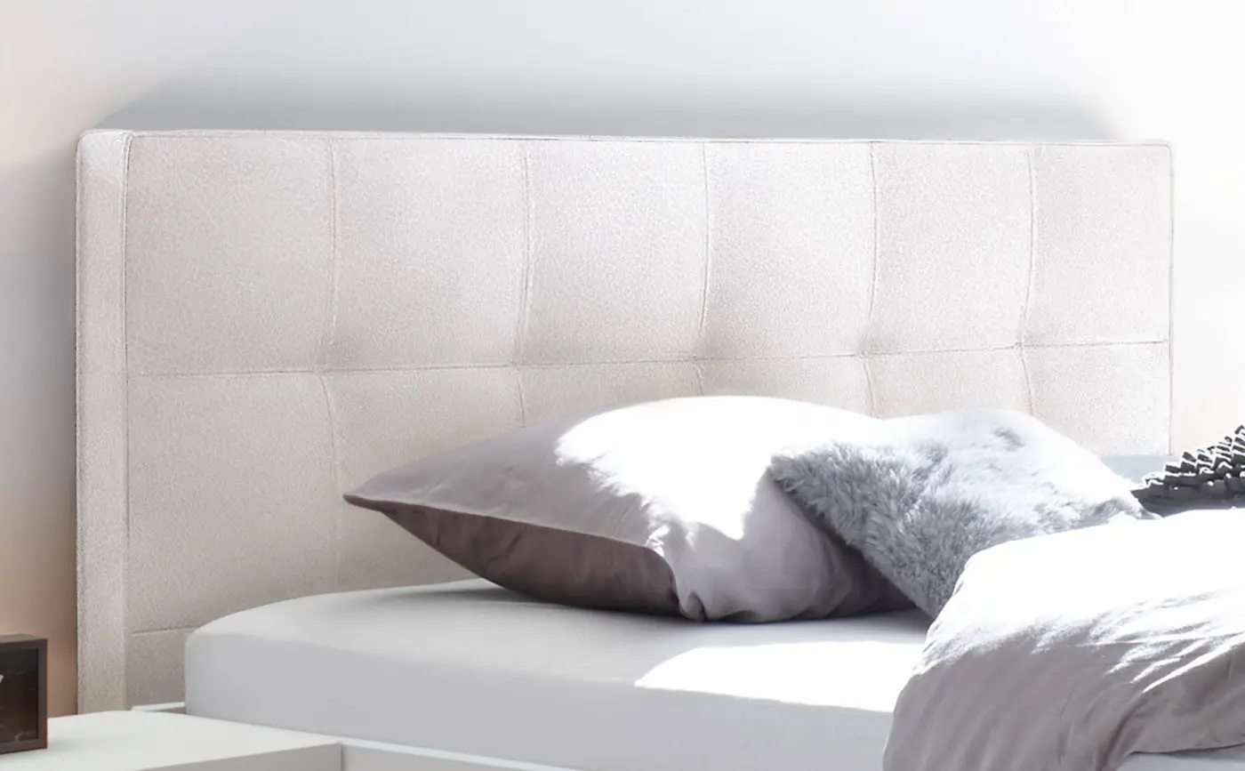 Hasena Tip-On Massivholzbett OTELLO - 160 x 200 cm - Buche weiss deckend, lackiert