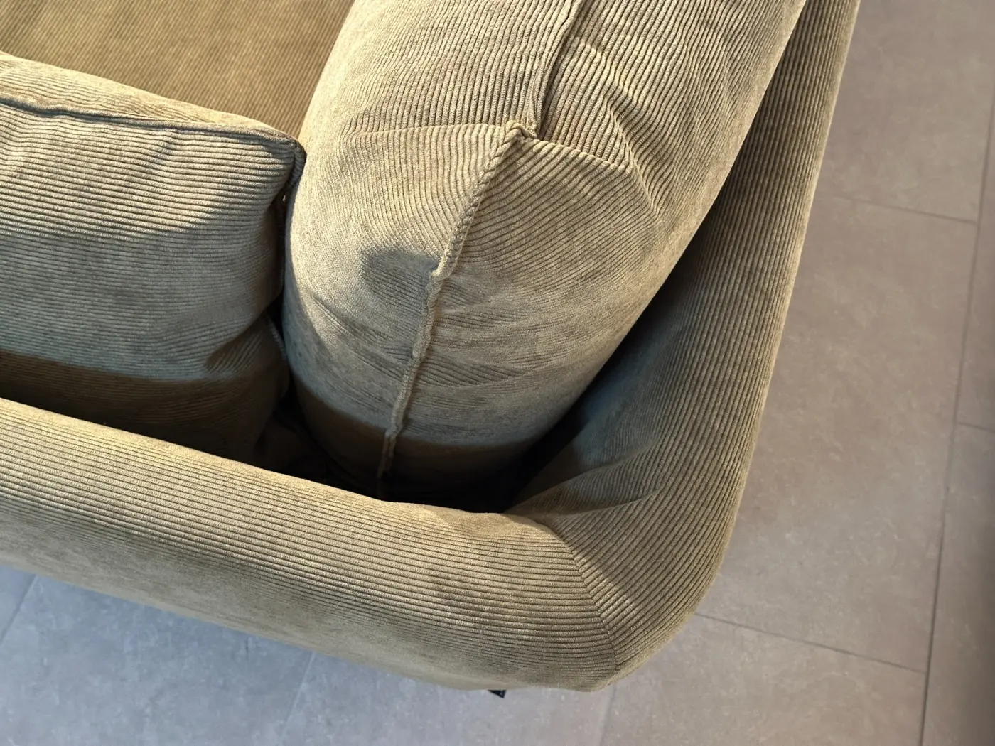 Hasle Lux 3-Sitzer Sofa mit Cordstoff