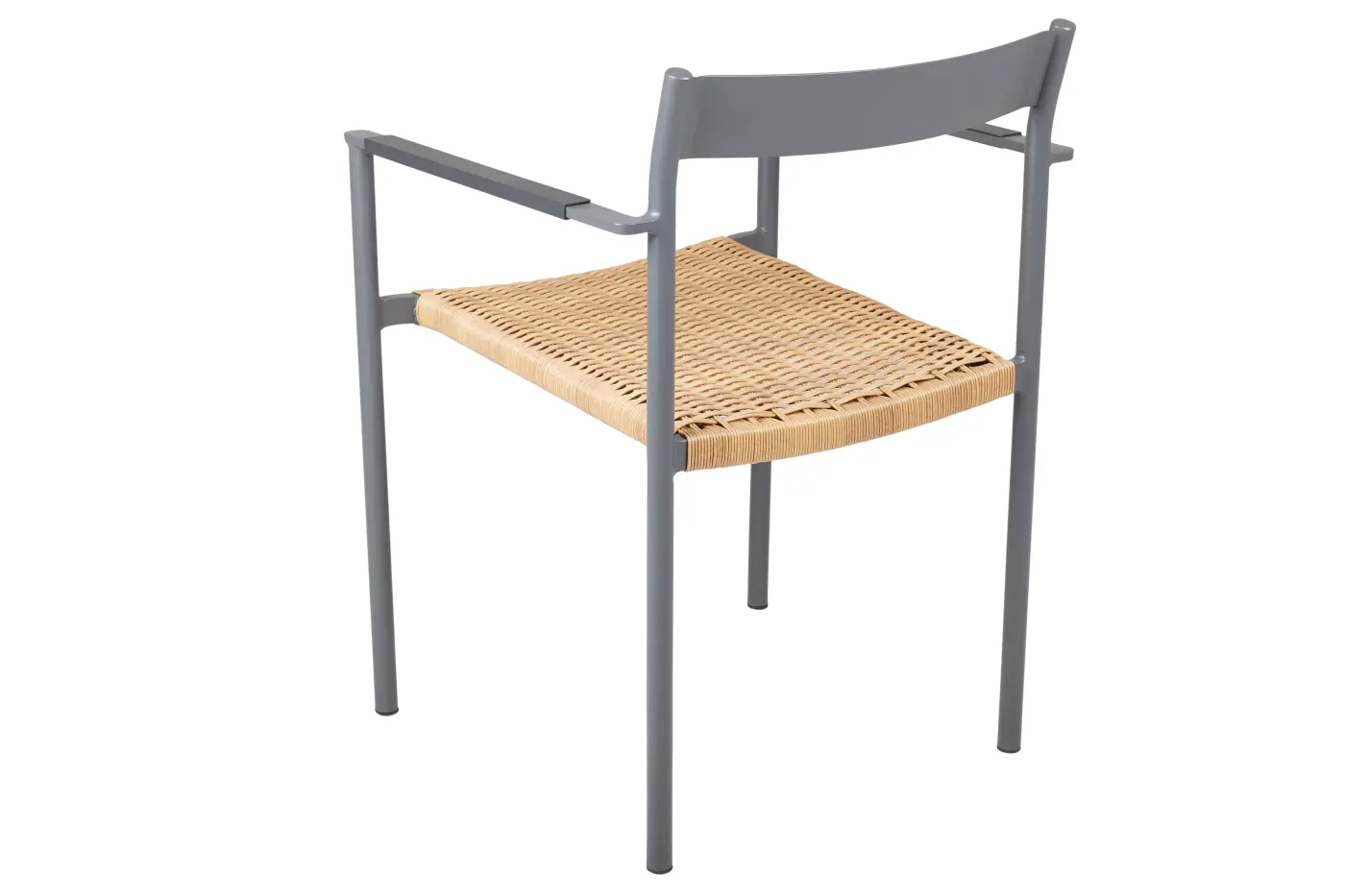 Gartenstuhl DK, anthrazit, mit Armlehnen, stapelbar