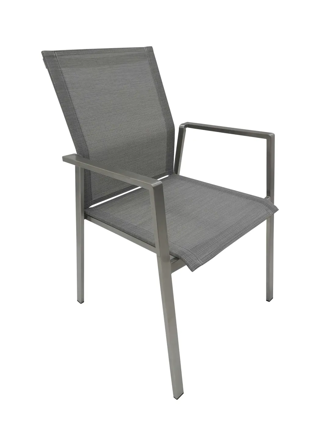Gartenstuhl Turin, Textilen silber-taupe