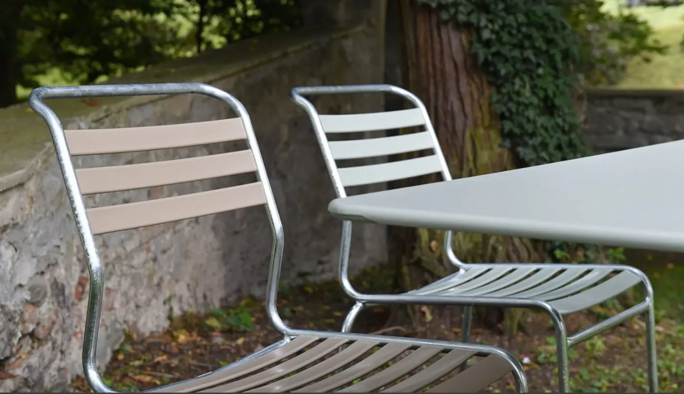 Schaffner Gartenstuhl - Säntis Lättli-Stuhl ohne Armlehne - Türkis