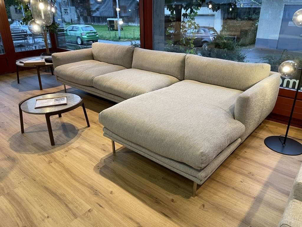 Lomi Chaiselongue-Sofa beige