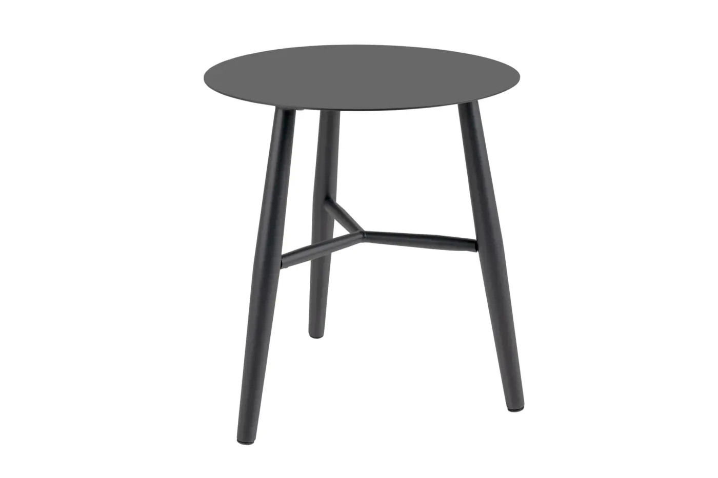 Beistelltisch Vannes grau, Aluminium