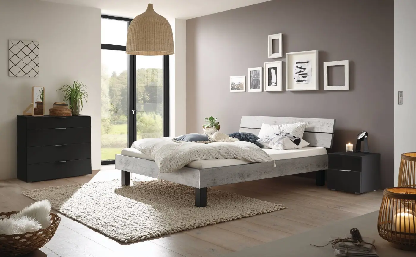 Hasena Kommode ATRINE - 90 cm -  Anthracit / Anthracit