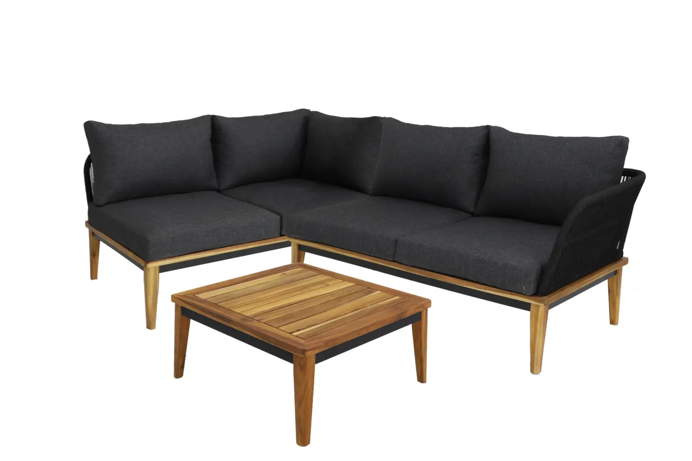Gartenlounge Bellinzona mittel, 2x Gartensofa 2er. Akazie...