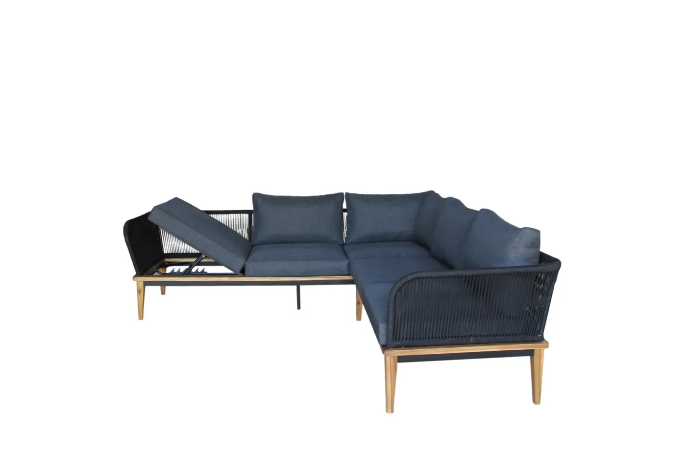 Gartenlounge Bellinzona gross, Gartensofa 3er plus 2er So...
