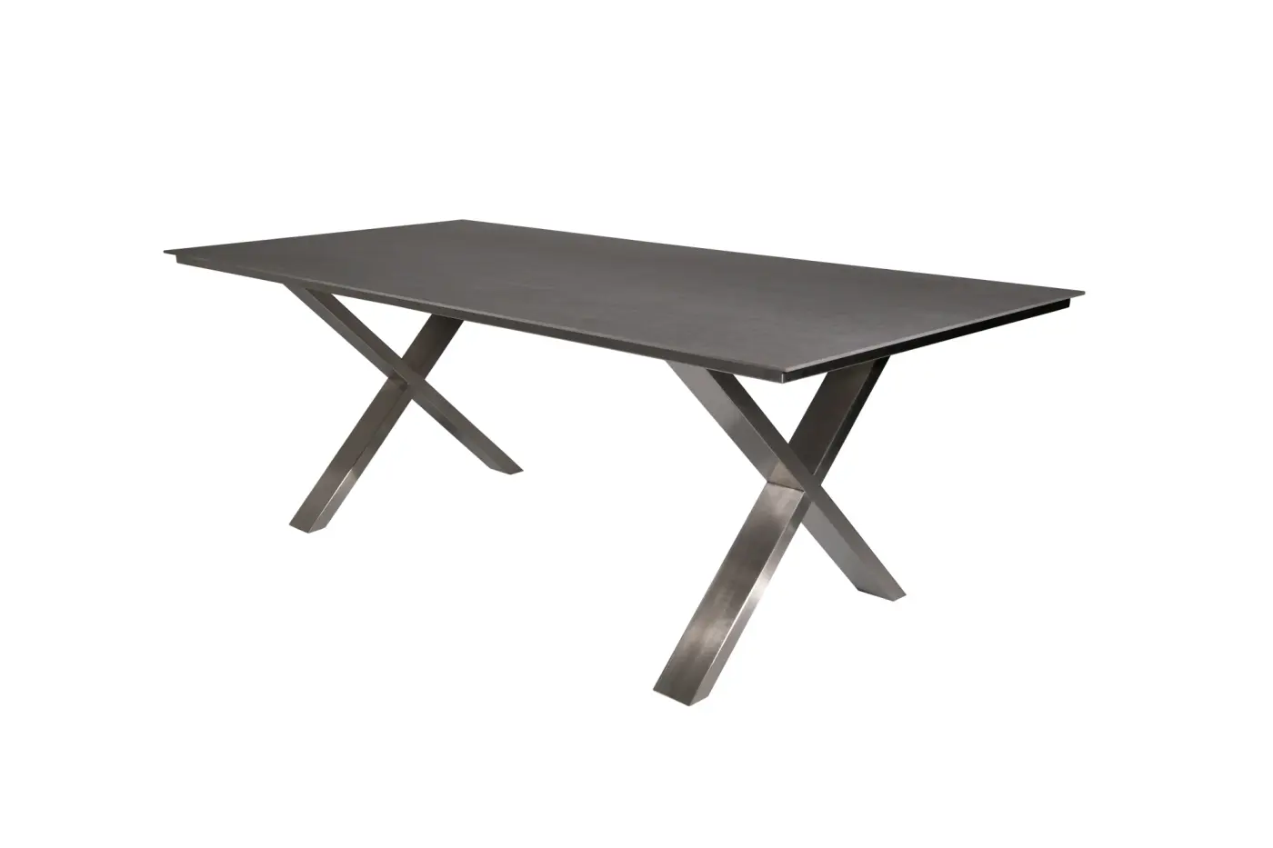 Gartentisch Monaco X-Form Keramikdekor