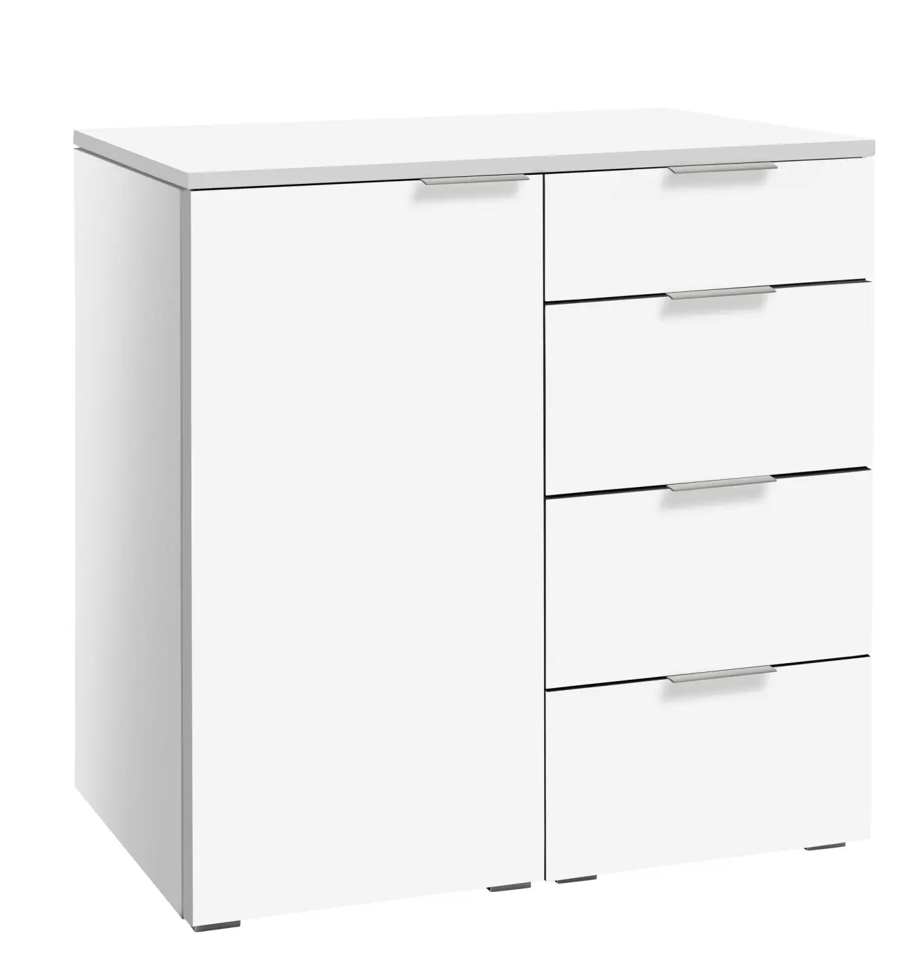 Hasena Kommode QUNITO - 90 cm -  Weiss / Weiss