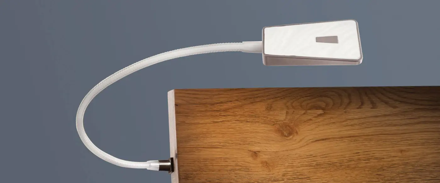 Hasena Leselampe SMART - Metallfarbe: White