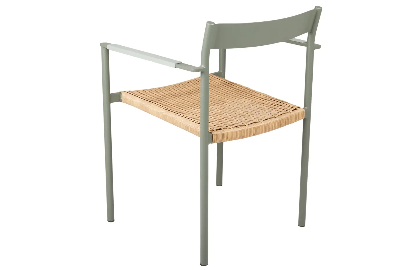 Gartenstuhl DK, nordic green, mit Armlehnen, stapelbar