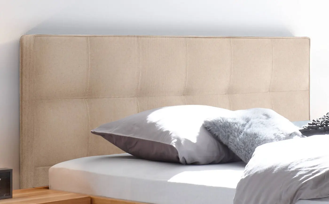 Hasena Tip-On Massivholzbett OTELLO - 140 x 200 cm - Kernbuche natur, geölt