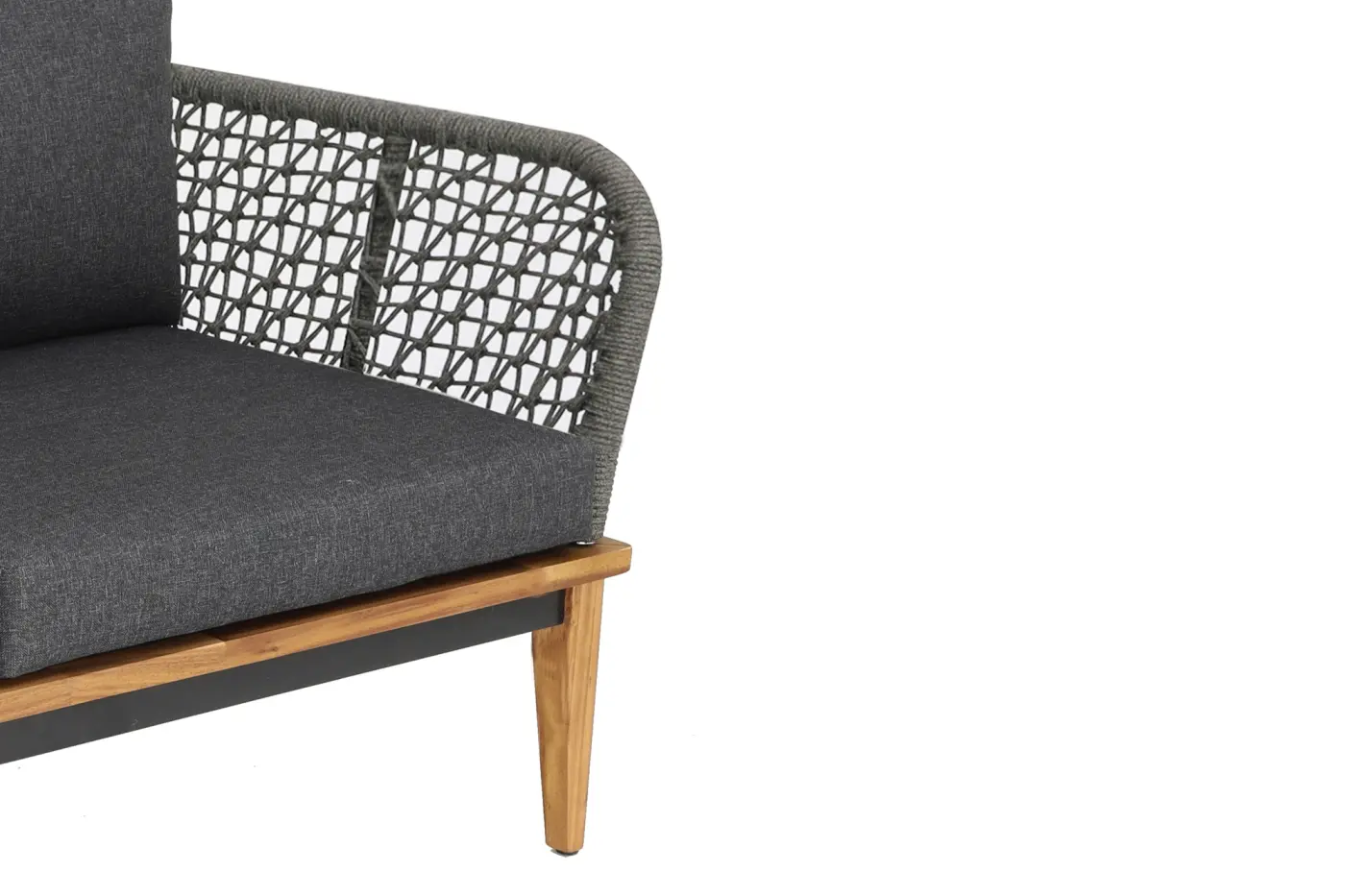 Gartenlounge Locarno, Eckvariante gross, AL hoch, Akazie ...