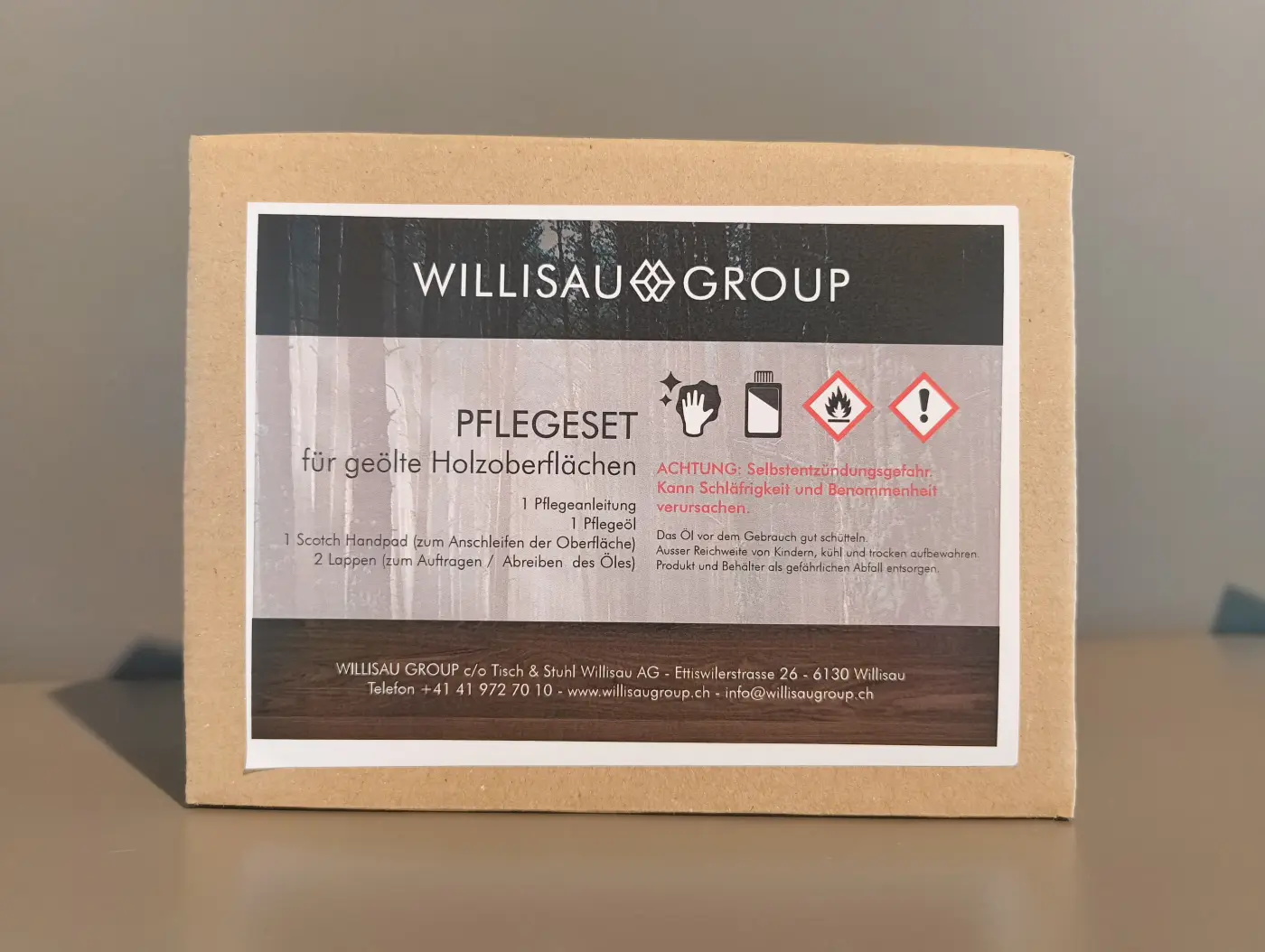 Pflegeset für geölte Holzoberflächen