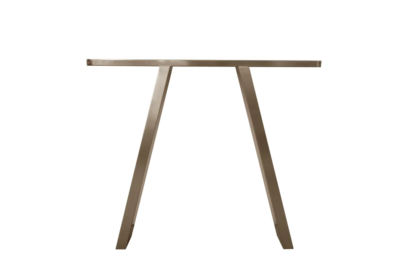 Gartentisch Monaco, Edelstahl A-Form, 210x100 cm Keramikp...